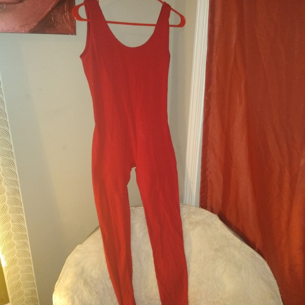 Red bodysuit